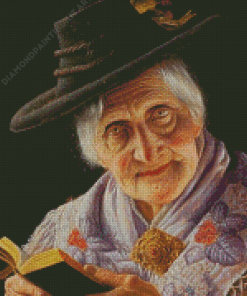 Old Woman Diamond Painting