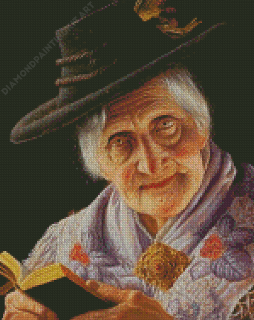 Old Woman Diamond Painting