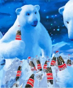 Coca Cola Bears Diamond Painting