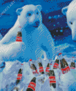 Coca Cola Bears Diamond Painting