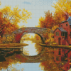 Autumn Bridge Diamond Painting