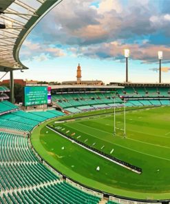 Cricket Stadium Diamond Painting