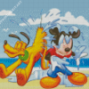 Mickey And Pluto Diamond Painting