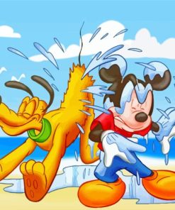 Mickey And Pluto Diamond Painting