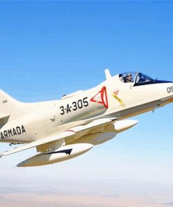 Douglas A4 Skyhawk Paint By Numbers