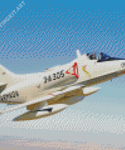 Douglas A4 Skyhawk Paint By Numbers