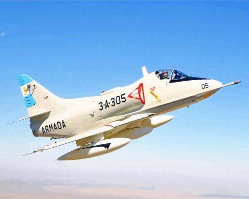 Douglas A4 Skyhawk Paint By Numbers