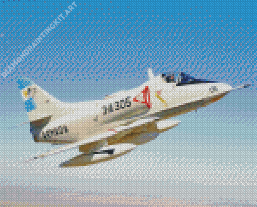 Douglas A4 Skyhawk Paint By Numbers