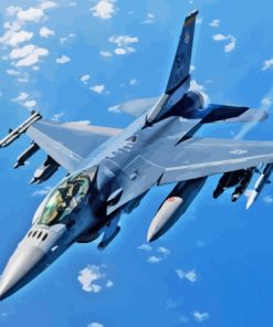 Fighting Falcon Diamond Painting