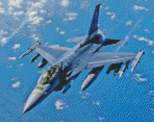 Fighting Falcon Diamond Painting