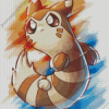 Furret Anime Diamond Painting