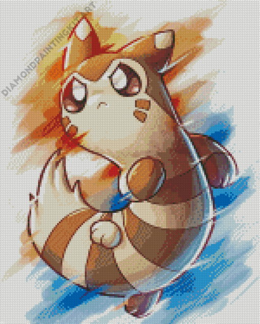 Furret Anime Diamond Painting