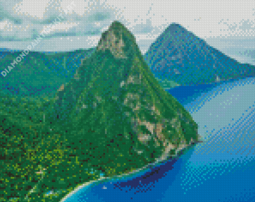 Gros Piton Diamond Painting