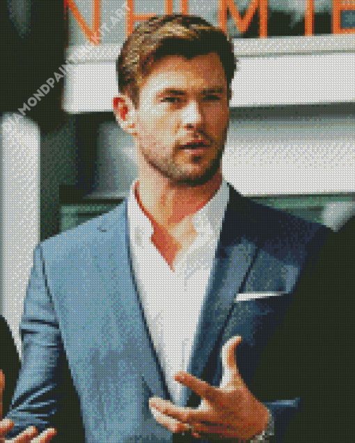 Chris Hemsworth Diamond Painting