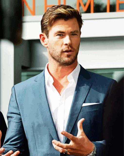 Chris Hemsworth Diamond Painting