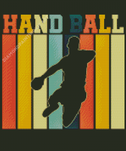 Handball Poster Diamond Painting