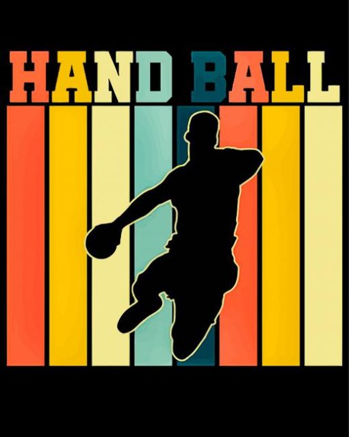 Handball Poster Diamond Painting