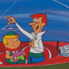 Jetsons Cartoon Diamond Painting