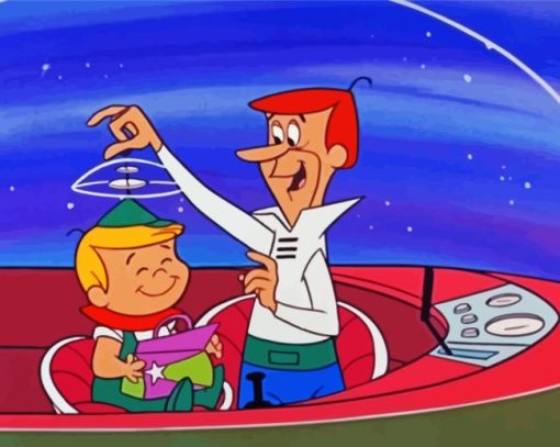 Jetsons Cartoon Diamond Painting