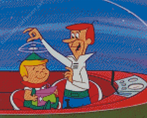 Jetsons Cartoon Diamond Painting