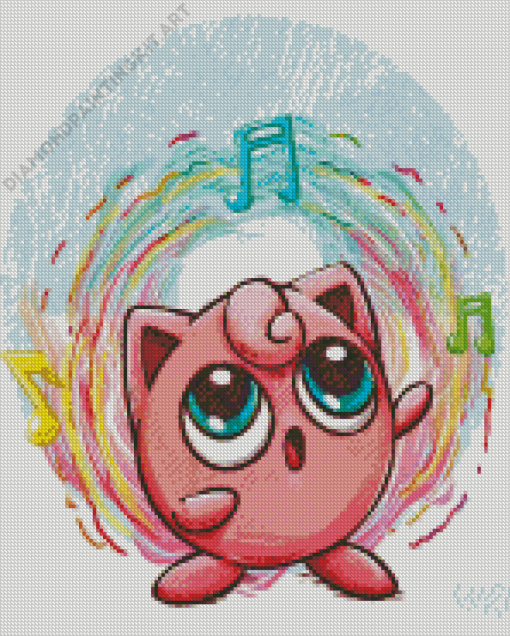 Jigglypuff Art Diamond Painting