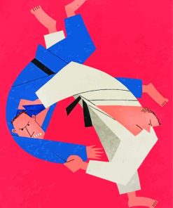 Judo Fighters Diamond Painting