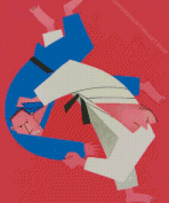 Judo Fighters Diamond Painting