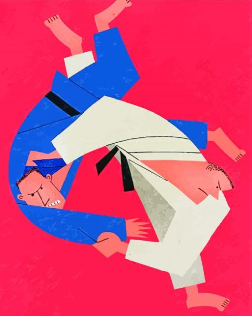 Judo Fighters Diamond Painting