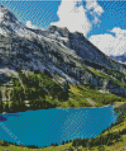 Kandersteg Landscape Diamond Painting