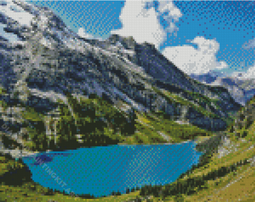 Kandersteg Landscape Diamond Painting