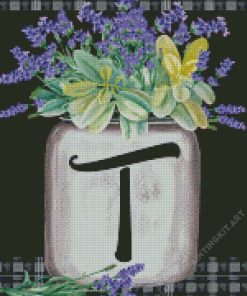 Letter T Diamond Painting