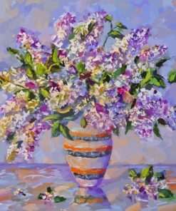 Lilac Flowers Diamond Painting