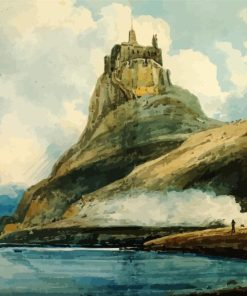 Lindisfarne Castle Diamond Painting