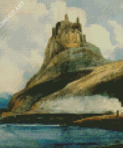 Lindisfarne Castle Diamond Painting