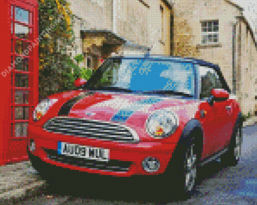 London Mini Car Diamond Painting