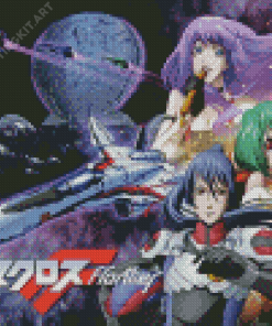 Macross Anime Diamond Painting