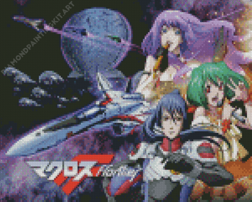 Macross Anime Diamond Painting