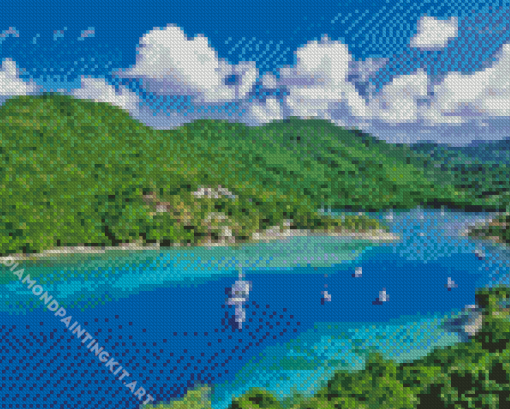 Marigot Bay Diamond Painting