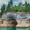 Pictured Rocks Diamond Painting