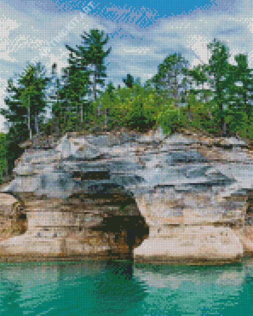 Pictured Rocks Diamond Painting