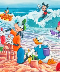 Mickey And Friend Diamond Painting