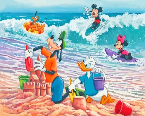 Mickey And Friend Diamond Painting