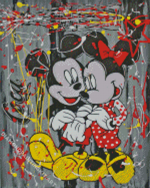 Minnie Mickey Diamond Painting