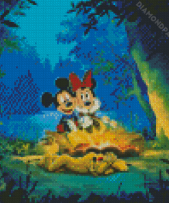 Minnie And Pluto Diamond Painting