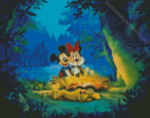 Minnie And Pluto Diamond Painting