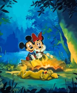 Minnie And Pluto Diamond Painting