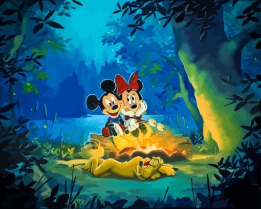 Minnie And Pluto Diamond Painting