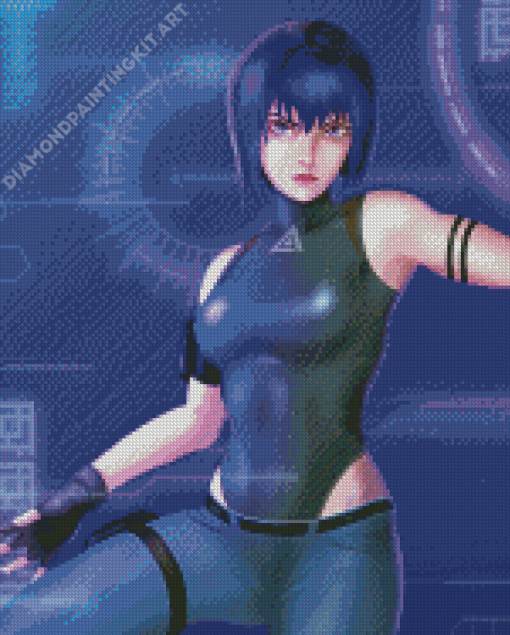 Motoko Kusanagi Diamond Painting