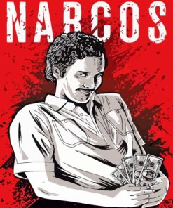 Narcos Illustration Diamond Painting