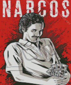 Narcos Illustration Diamond Painting